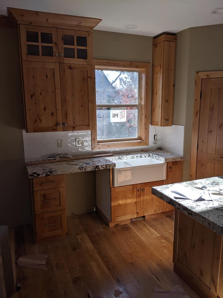 Rustic Traditional Kitchen Remodel by Swainston Mill & Cabinet project photo